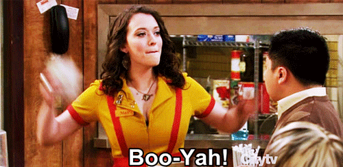 And when you get it back with a first.