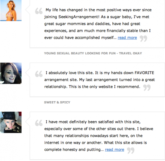 True or false? Some of the site's reviews