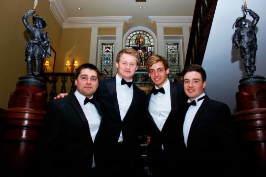 Brandt, Dudley, Sones and Baker in sharper attire than usual.