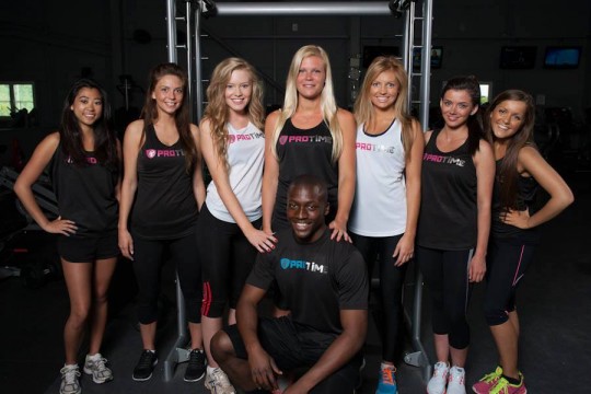 The ProTime team modelling their gear
