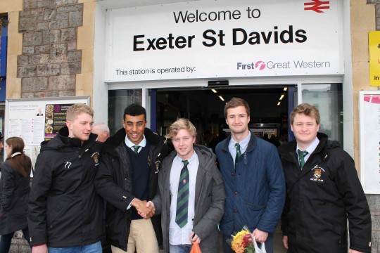 The Exeter Party with Harry.