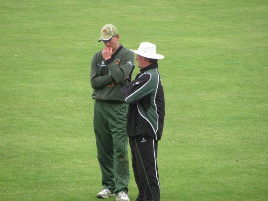 The Captain will often discuss with the Coach what to do at the toss.