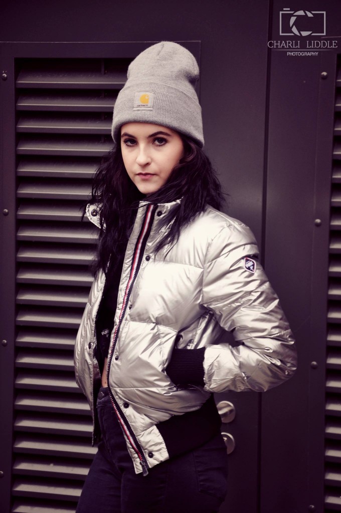 This baby will keep you warm and dry from those freezing rainy days. A little shine from the metallic material will surely brighten your moody day in style. Jacket: Topshop, Beanie: Private