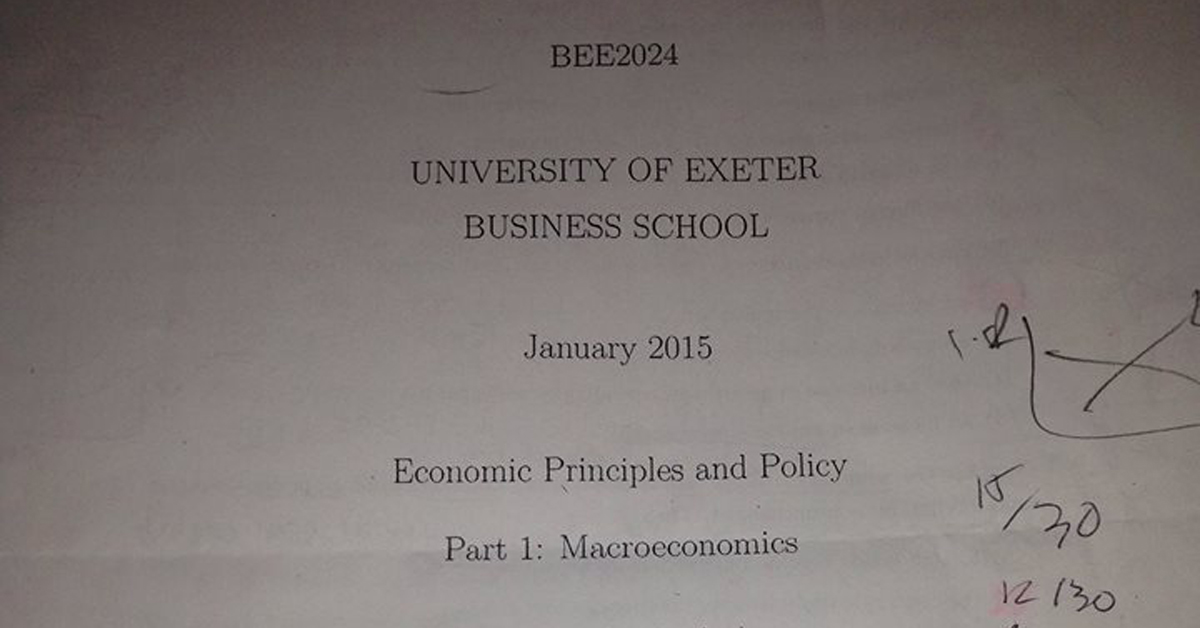 paper leicester exam over war in Business Civil bad School results exam