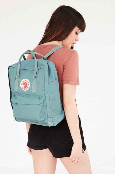 kanken backpack on person