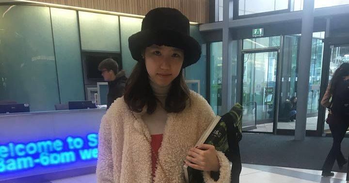 Image may contain: Hat, Sweater, Person, Human, Apparel, Clothing