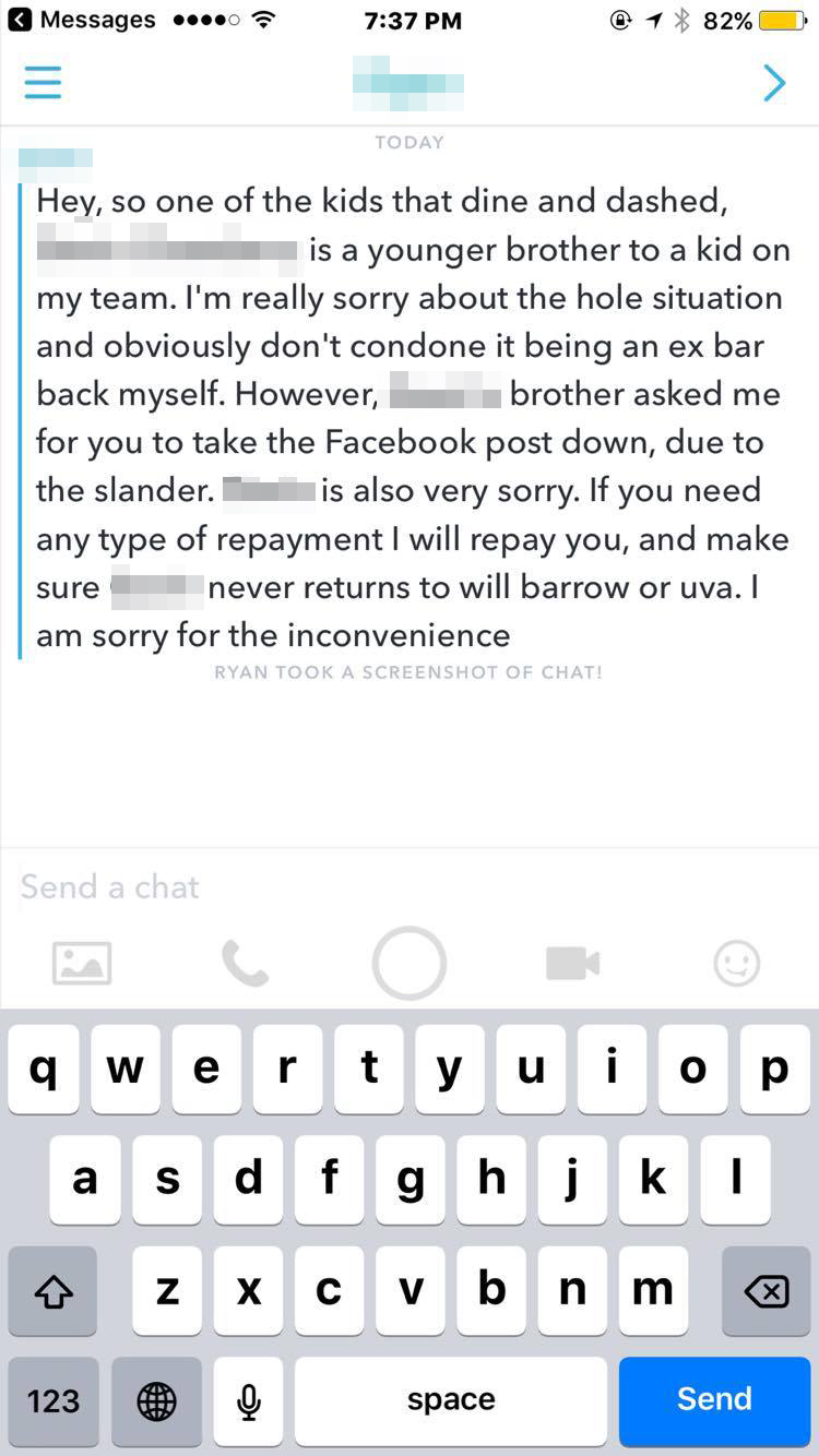 People have offered to pay off Alex after she called out the guys