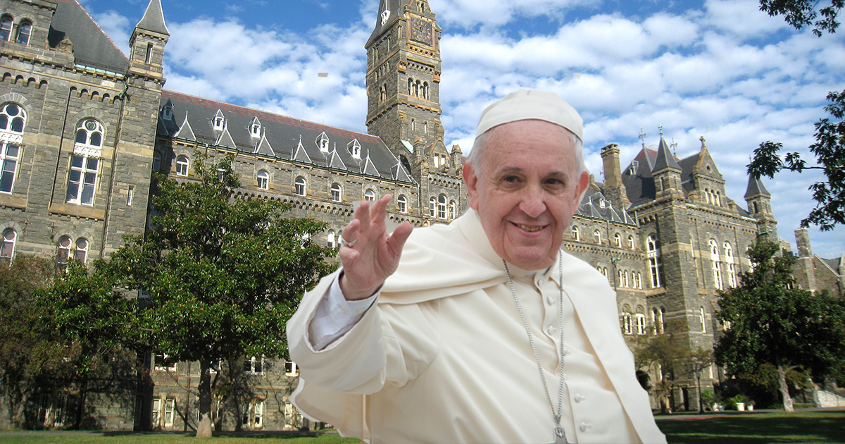 BREAKING Pope Francis confirms he will speak at commencement