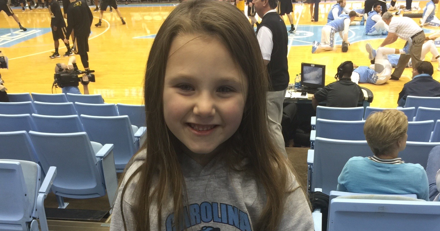What it's like taking a fiveyearold to her first Carolina basketball game