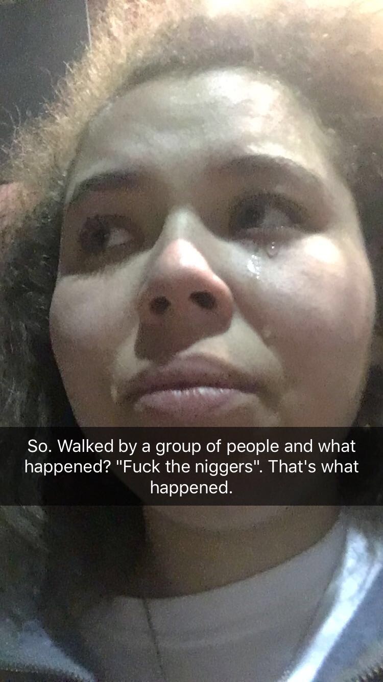 My friends and I were called fucking niggers after a late night run to Waffle House