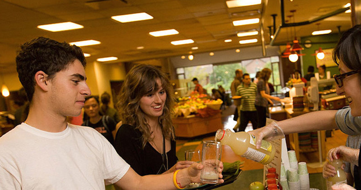 What's the best college food in New York State?