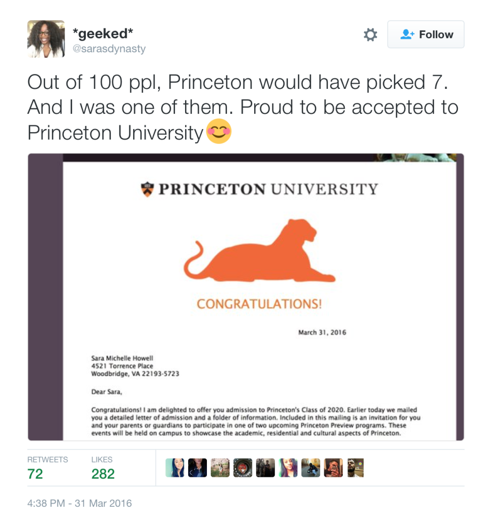 congratulations to princetons class of 2020 princeton acceptance letter