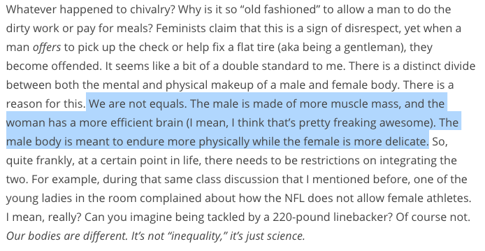 A real paragraph from the article