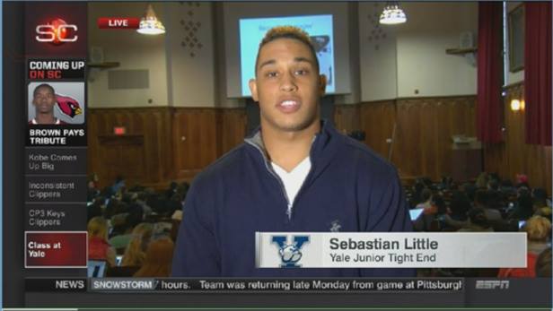 Sebby on ESPN before The Game 2014