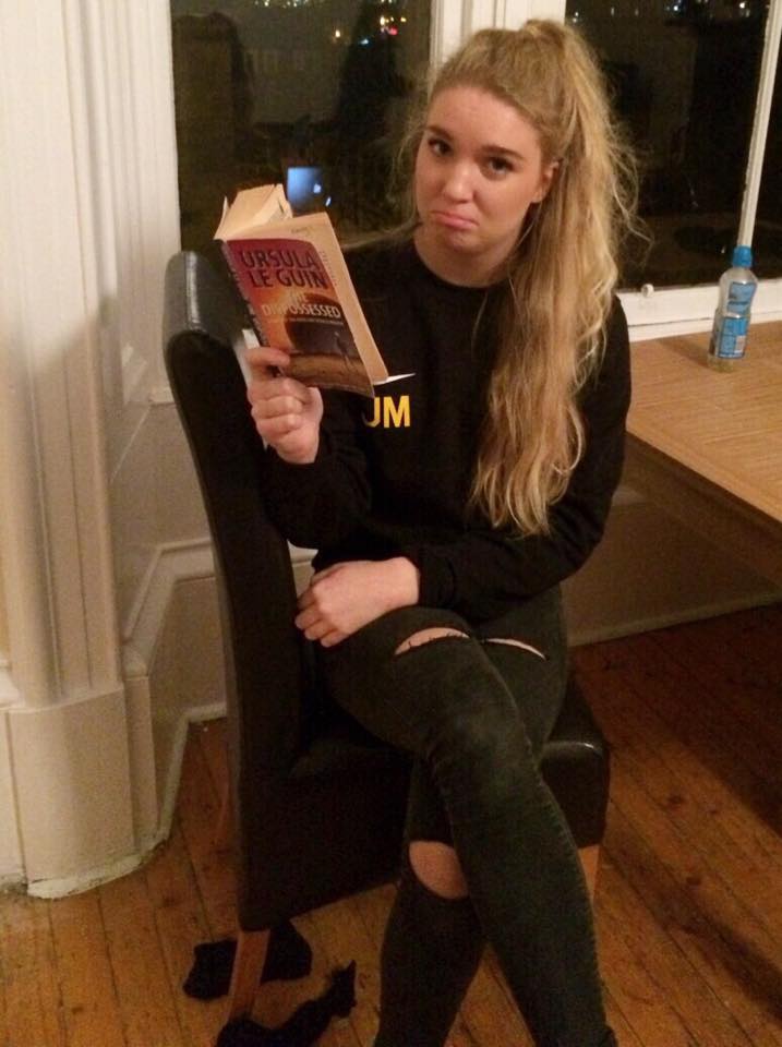 I had to entertain myself with books. The horror