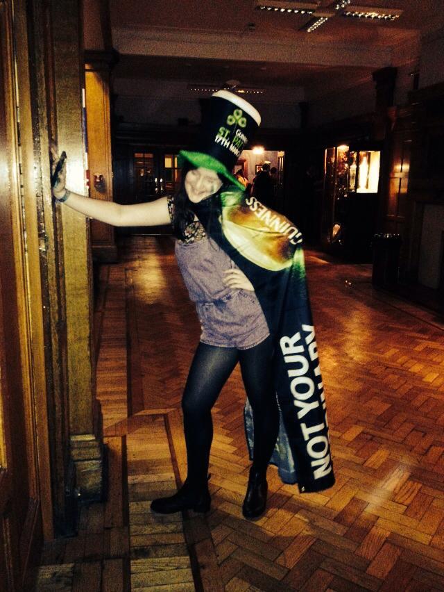 Nowhere else to be on St Patrick's day
