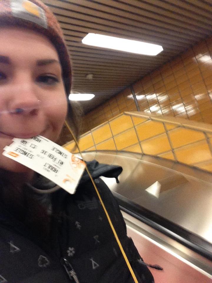 pure buzzin to get on the subway