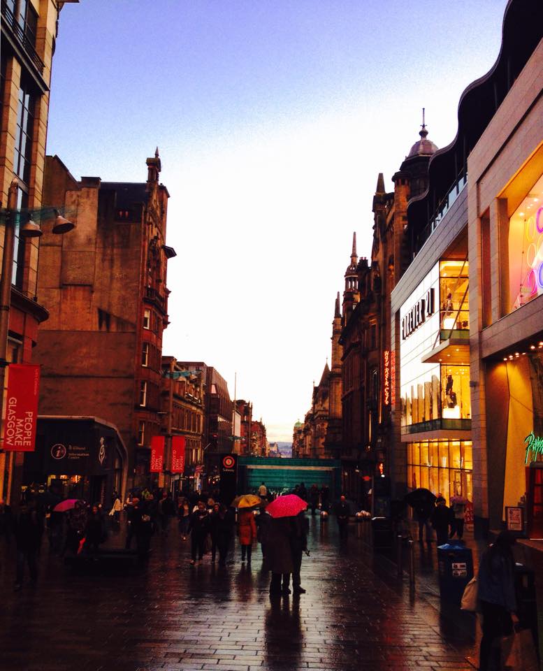 The flagship store can be seen on the right of Buchanan Street