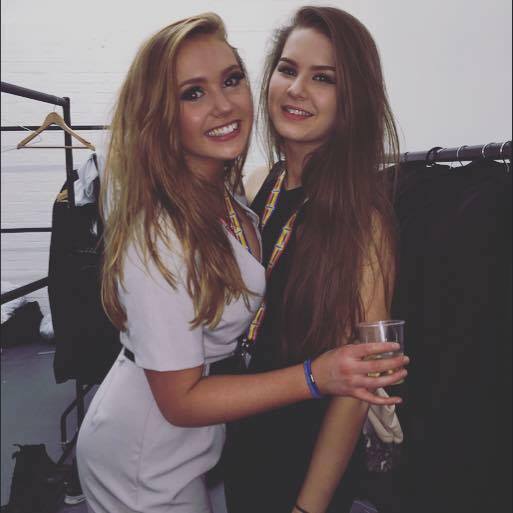Eilidh and flatmate Iona