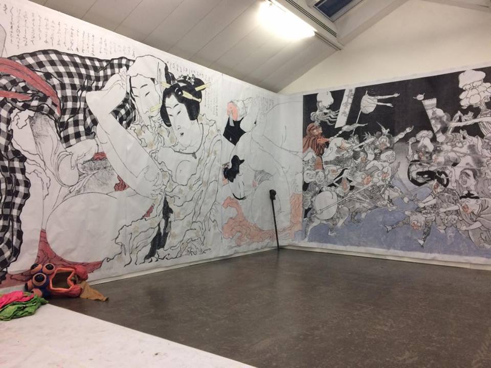 A piece from the current exhibition at CCA on pornography.
