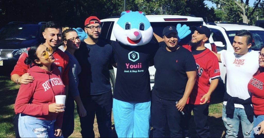 Youii Mascot Bunny Rutgers University New Brunswick