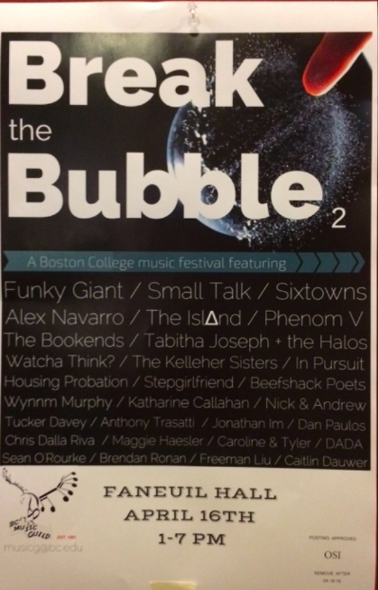 Burst the Bubble, occurring the 16th