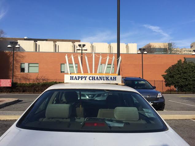 Someone on Temple's campus wanted to share the Hanukkah spirit with everyone.