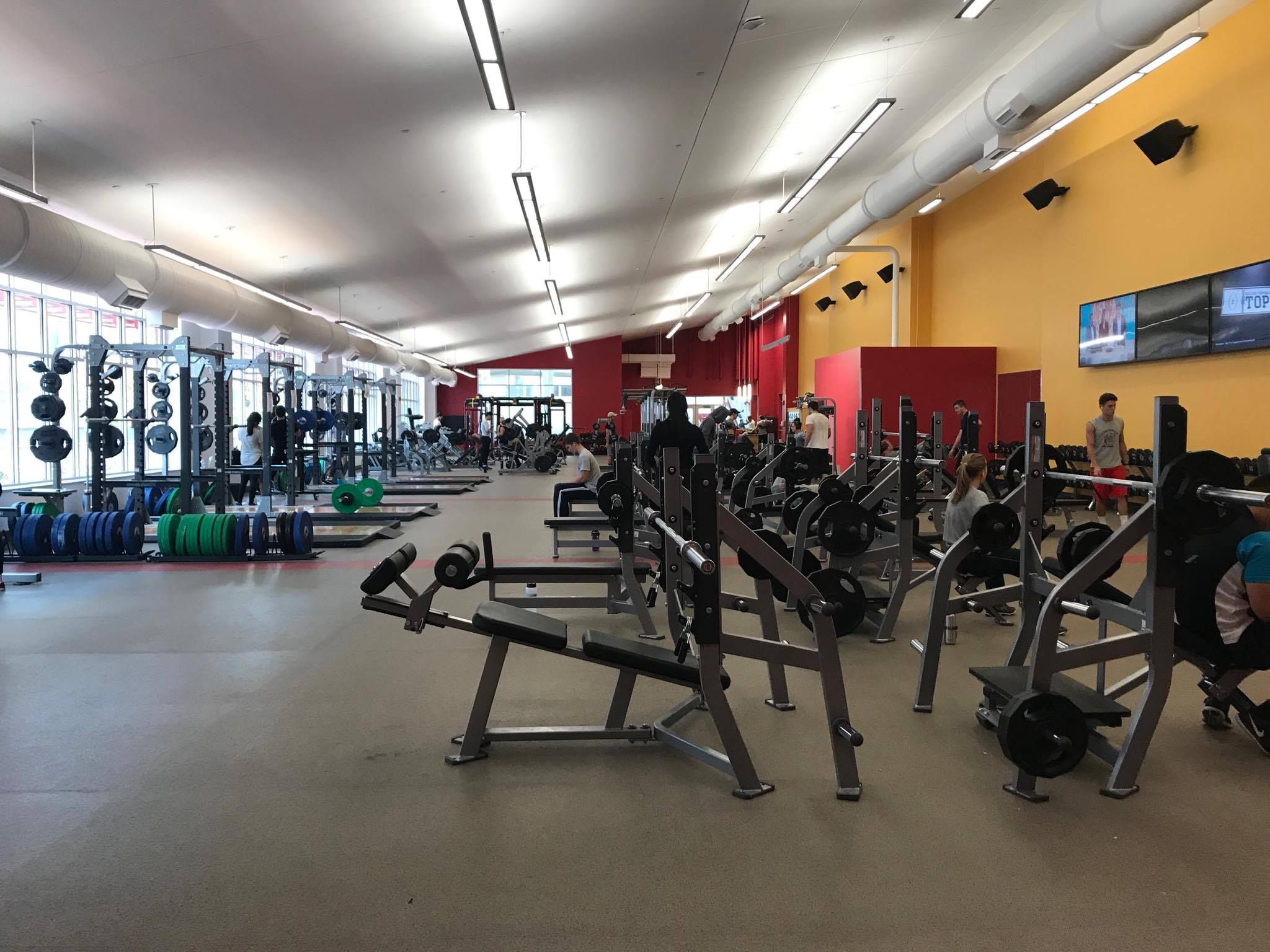 Image may contain: Gym, Fitness