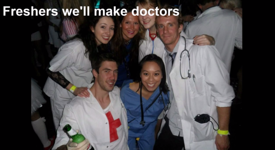 If you wanted outfits that showed imagination, you should have gone on an Arts bar crawl