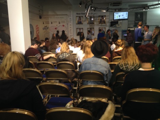A sell-out crowd