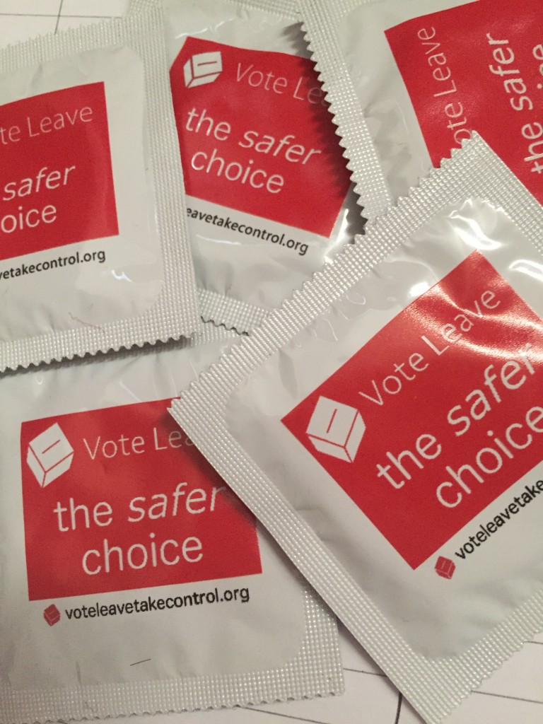 Tom wouldn't say whether he had used the condoms himself