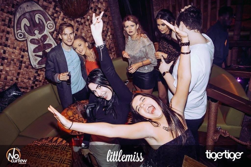 Clubbers who came to party