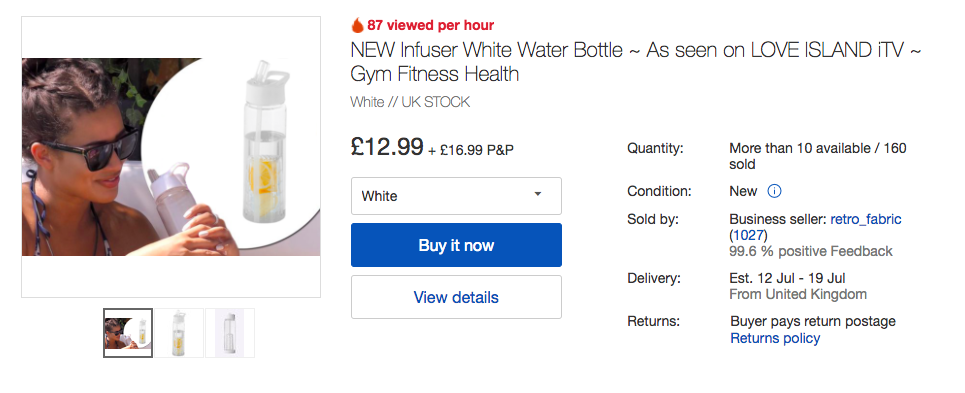 £16.99 for postage and packaging tho….