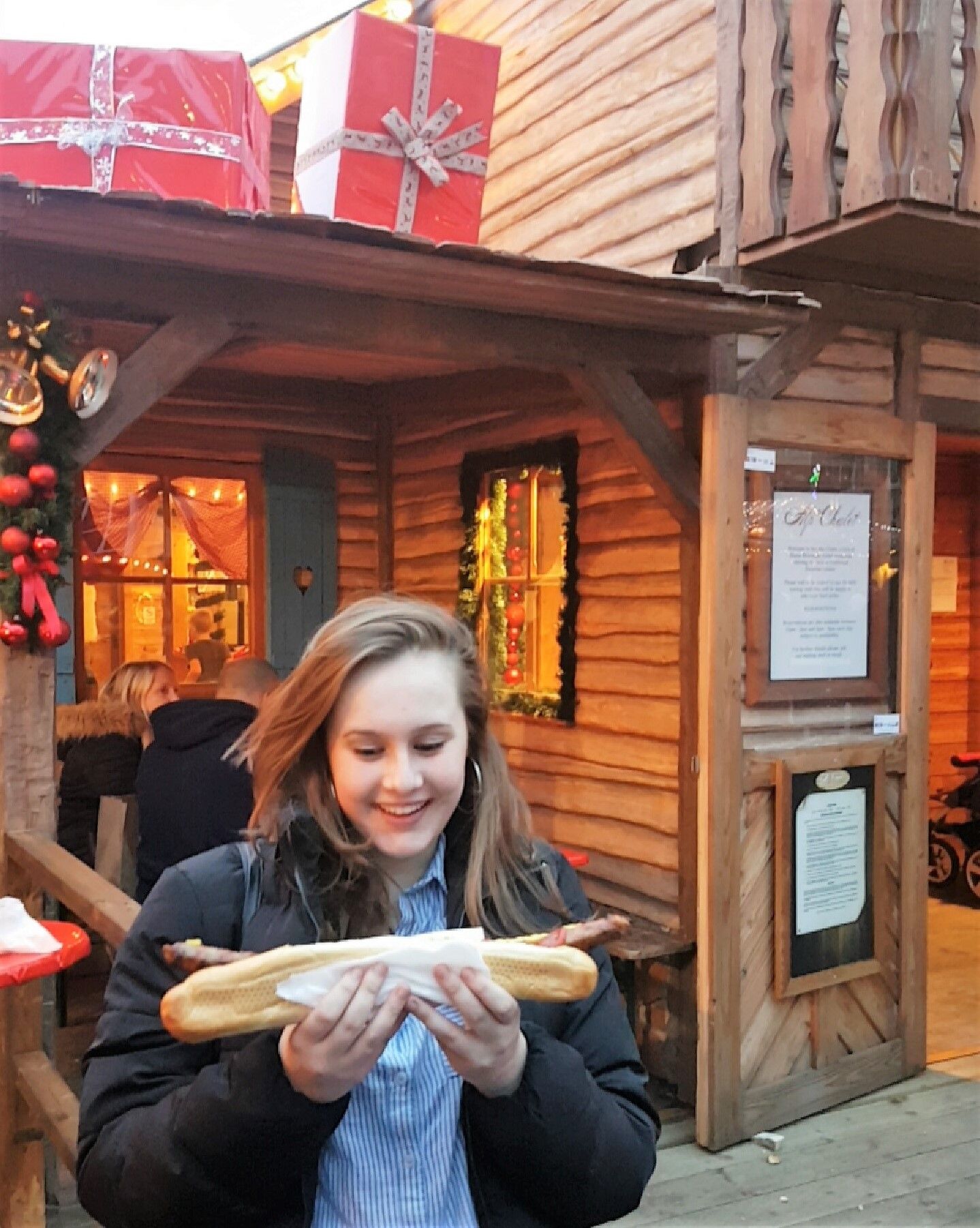 Image may contain: Plaque, Person, People, Human