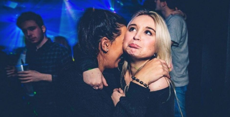 Image may contain: Face, Night Club, Club, Person, Human