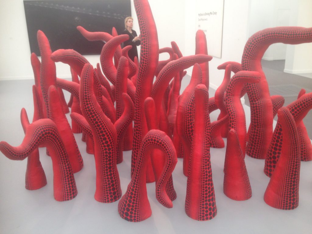 Yayoi Kusama (sculpture, fabric)