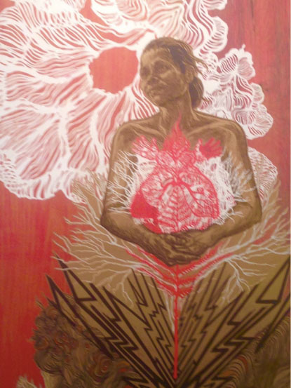 ** SWOON, (Painting & sculpture, wood) (non- german) **Super famous though!