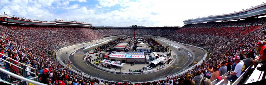 The Bristol Motor Speedway. Photo taken by Heath Owens