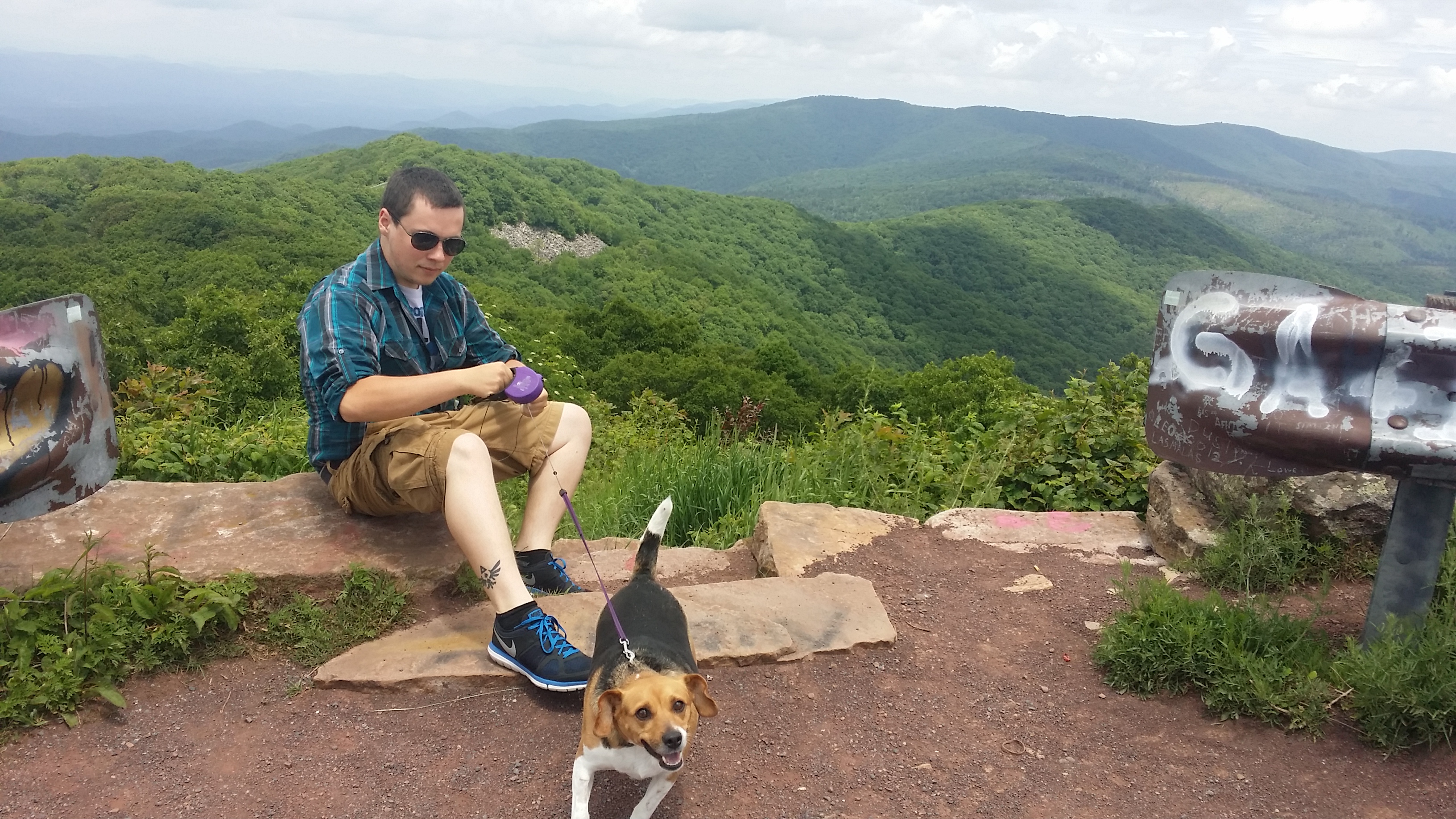 Pre-fire shot from Shenandoah National Park