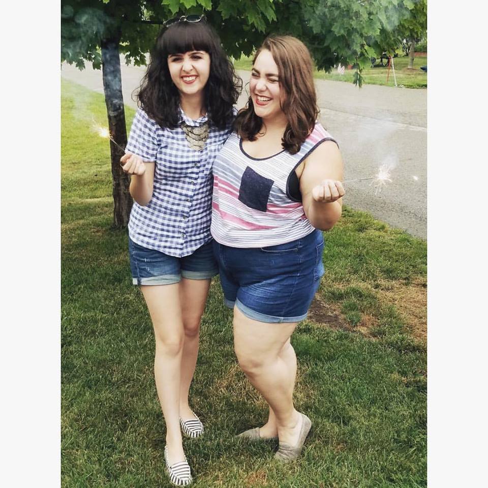 Isabella Valdes on the right, pictured with her girlfriend. Photo courtesy of Isabella Valdes