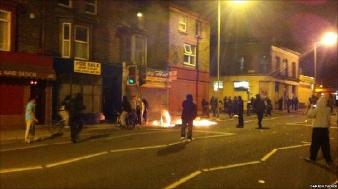 Rioting youths are a constant hazard when driving up Smithdown