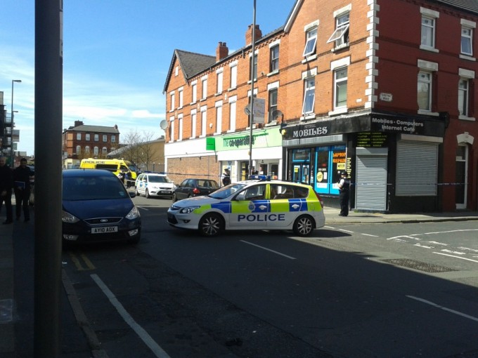 Armed police were quick on the scene