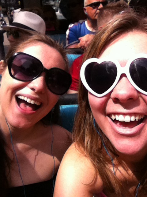 Tourist buses are so much fun.