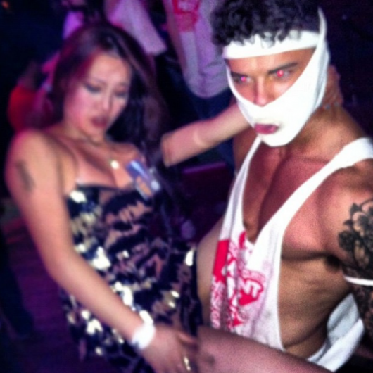 "Smashing life and Asians" (Christian Arno Williams' Instagram)