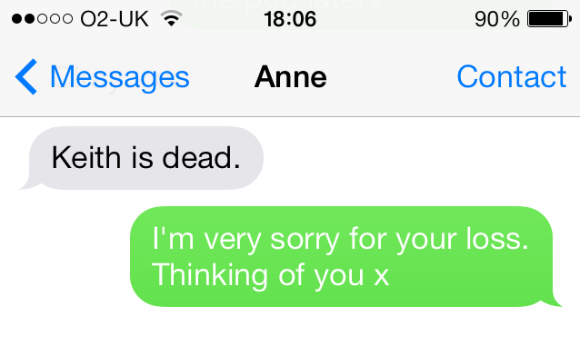 After what will have doubtlessly been a tough day for Anne, she needs nothing more than a reassuring kiss. My distance from her, however, dictates that said kiss must be a virtual kiss. You deserve that ‘X’, Anne.