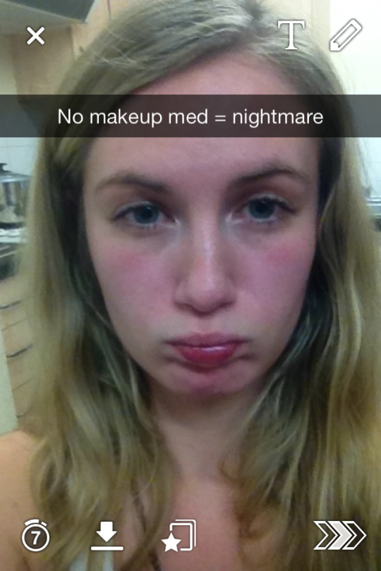 I decided to share my boredom and despair via snapchat