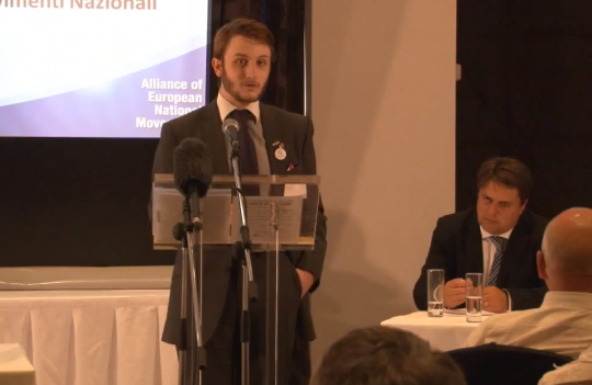 Talking at a BNP conference