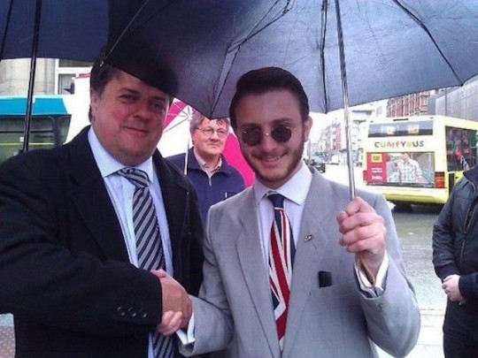 He definitely doesn't like the BNP, okay