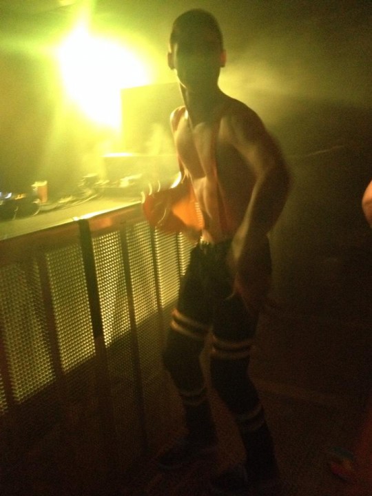 The standard topless lad