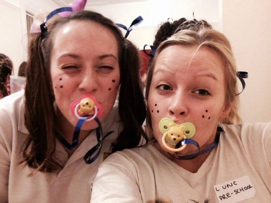 Netball were throwing their toys out of their prams as toddlers